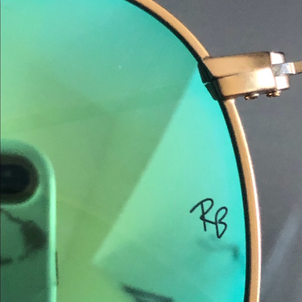 Brand New Authentic Round Metal Ray Bans- 50mm - Picture 3 of 5
